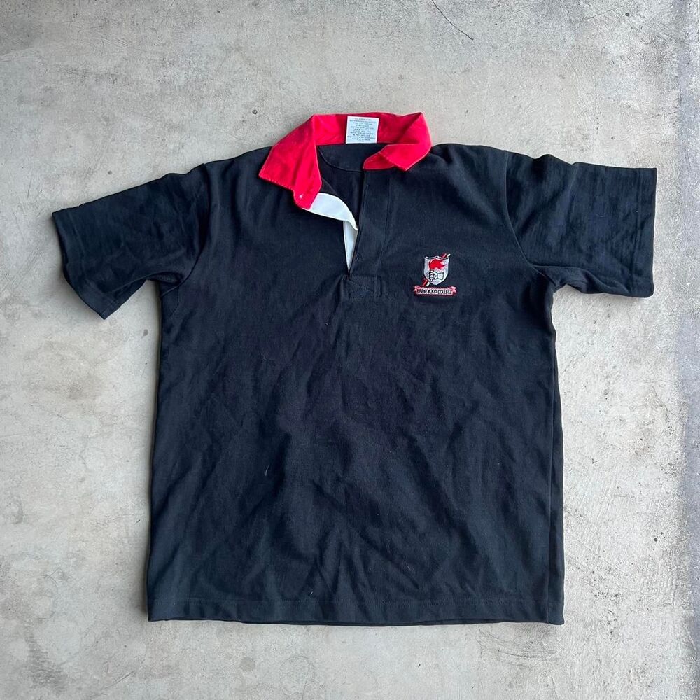 Rugbywear barbarian brentwood college y2k polo mens size xl
